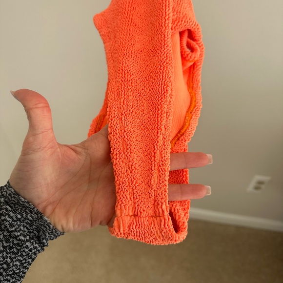 Hunza G pretty Woman Swim XO color block one piece bathing suit - Picture 6 of 9